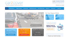 Desktop Screenshot of car2cover.co.uk